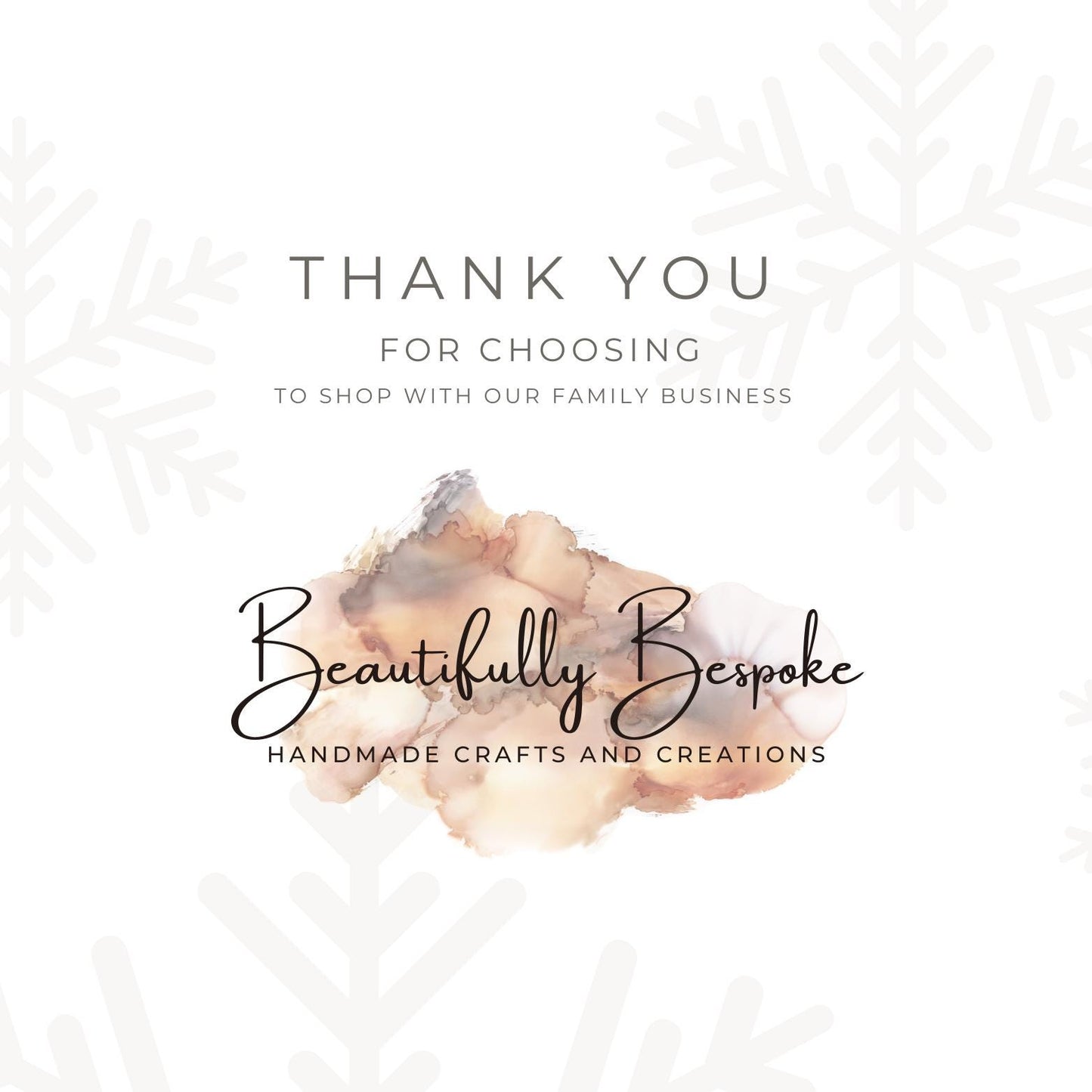 Personalised Gift Box Only: Christmas Design