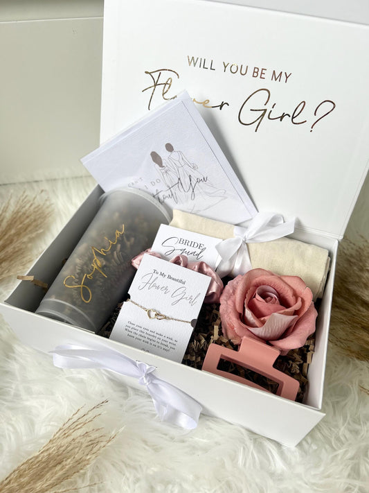 Proposal Gift Box: Flower Girl Edition