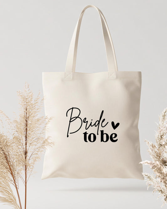 Personalised Tote Bag: Bride to Be Design