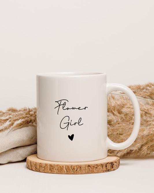 Personalised Flower Girl Mug