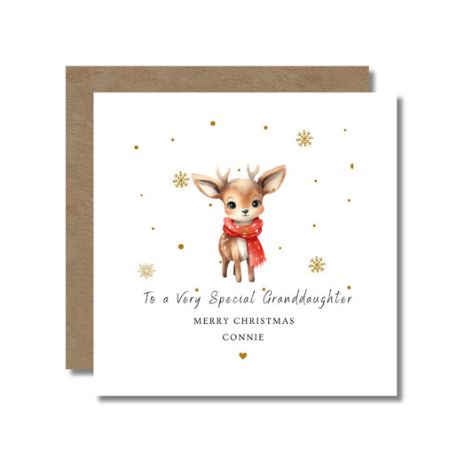Christmas Card: Reindeer Design