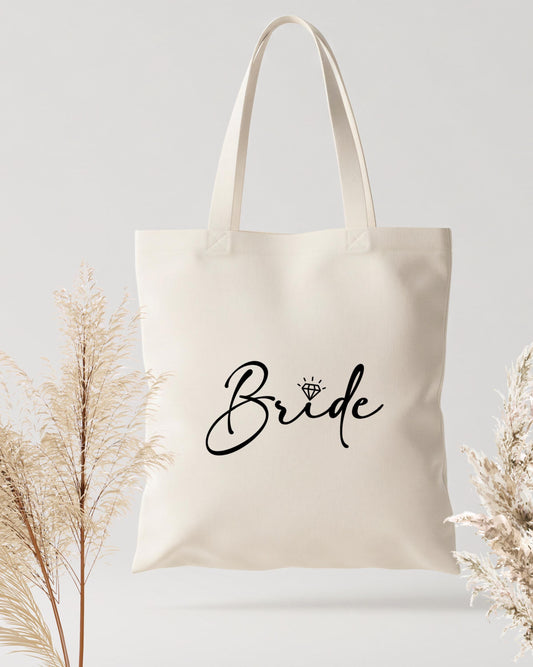 Personalised Tote Bag: Bride Design