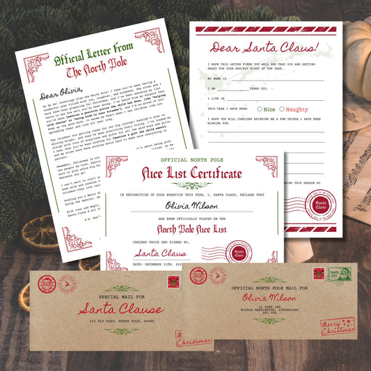Personalised Santa Letter Bundle