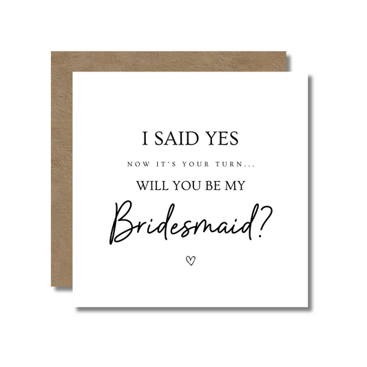 Proposal Greeting Card