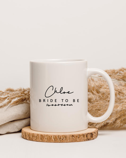 Personalised Wedding Mug: Bridal Party Gift