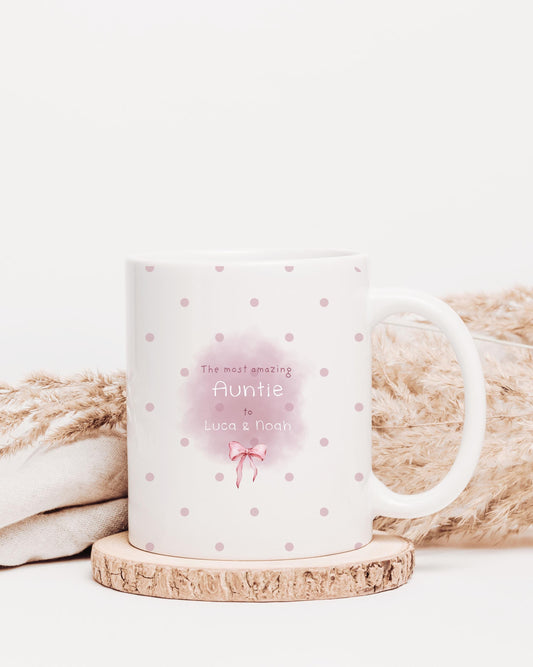 Personalised Auntie Mug