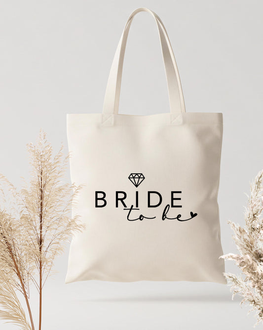 Personalised Tote Bag: Bride to Be Design