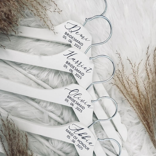 Personalised Bridal Party Hangers