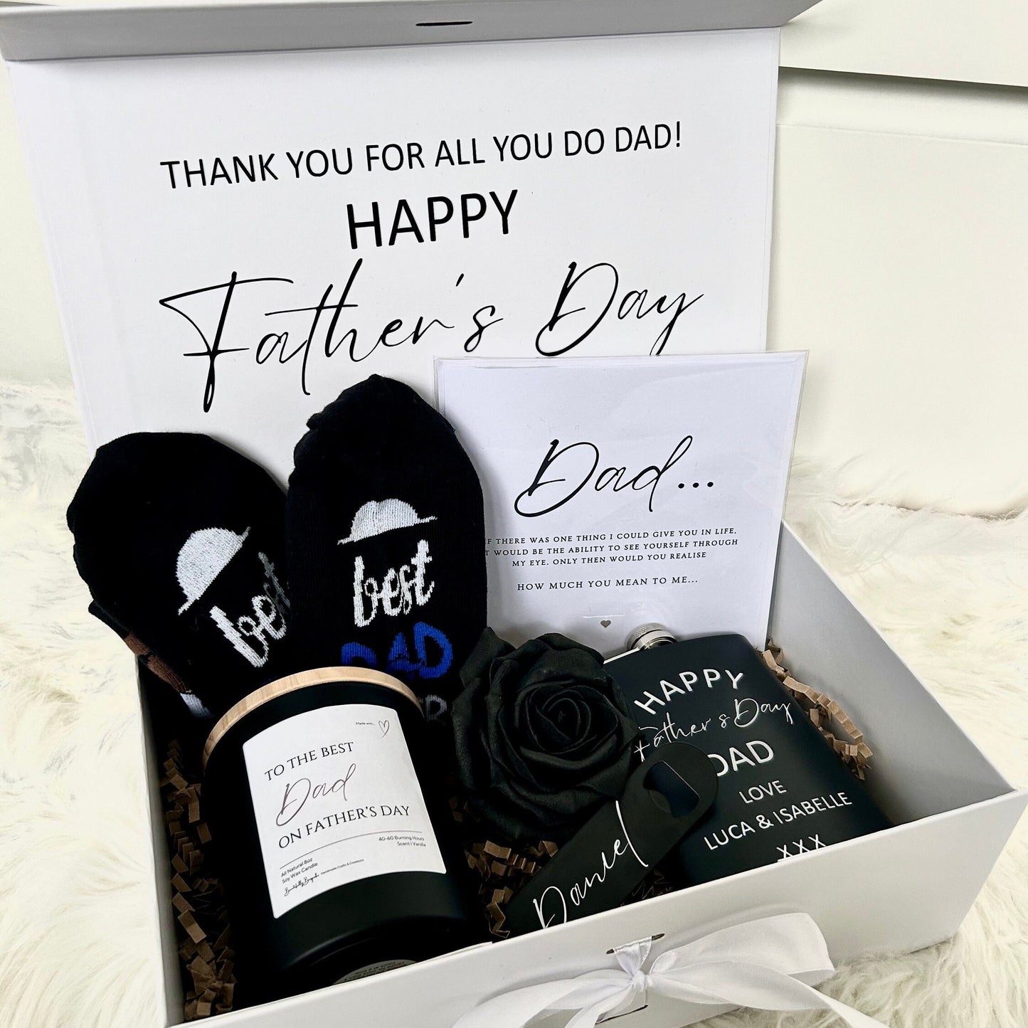 Father's Day gift box set, Father's day gift, Thank you gift box, gift box, personalised gift box, Dad, Granddad, Father