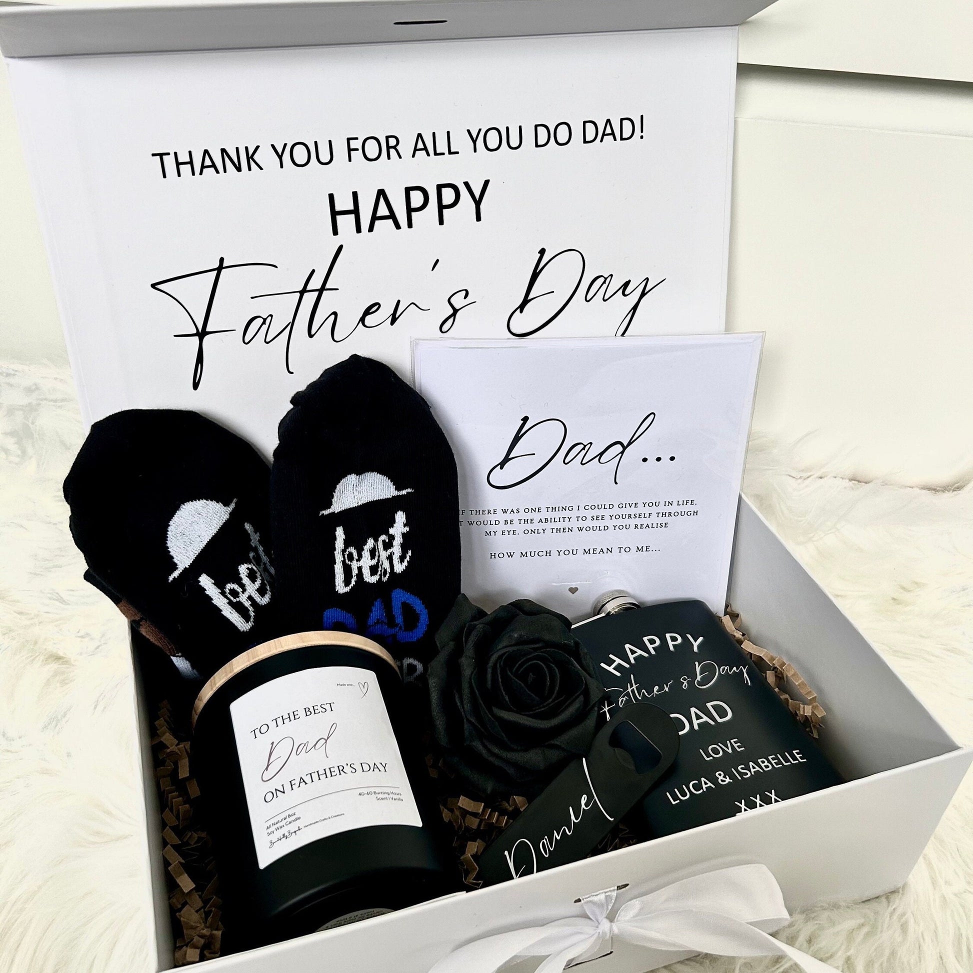 Father's Day gift box set, Father's day gift, Thank you gift box, gift box, personalised gift box, Dad, Granddad, Father