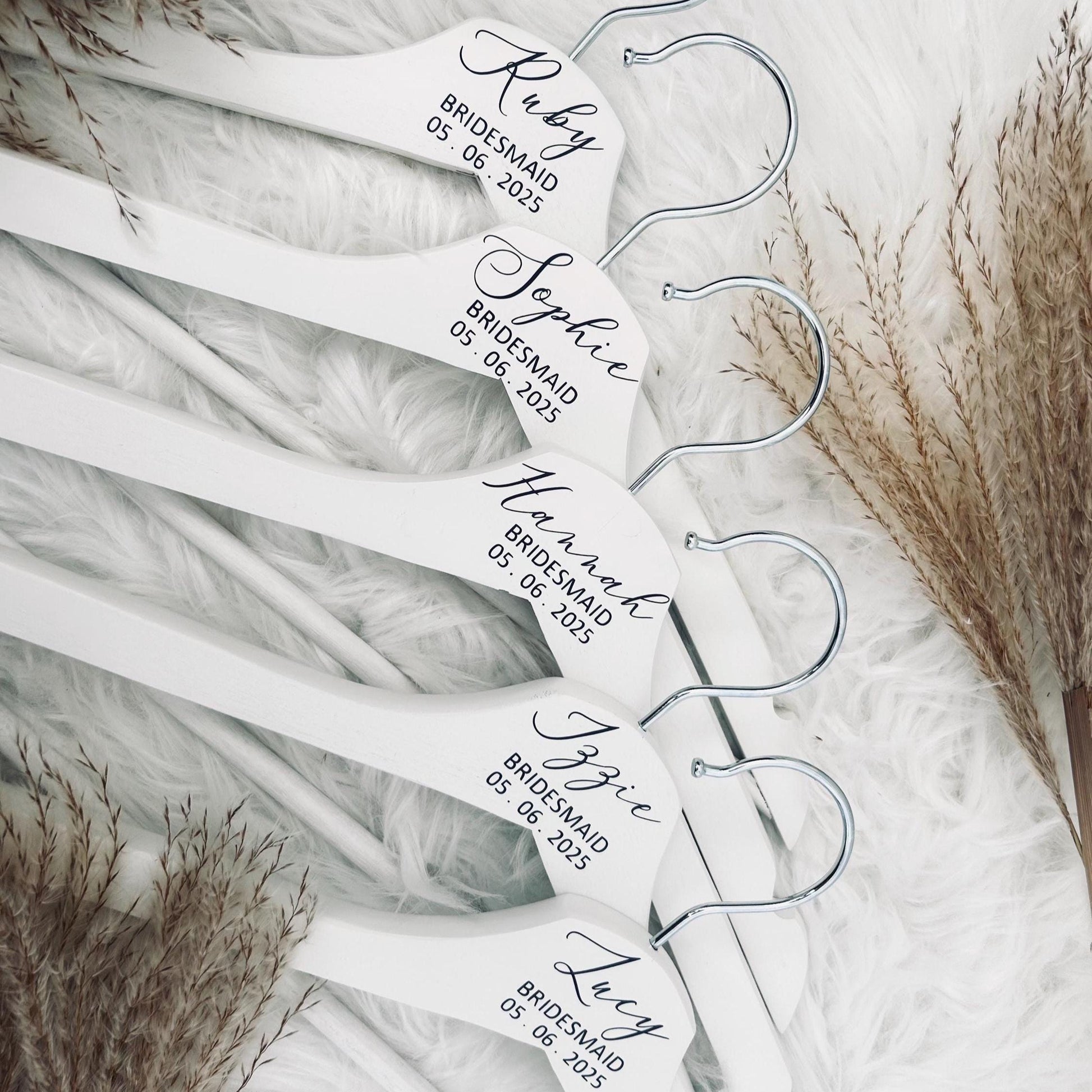 Personalised Bridal Party Hangers