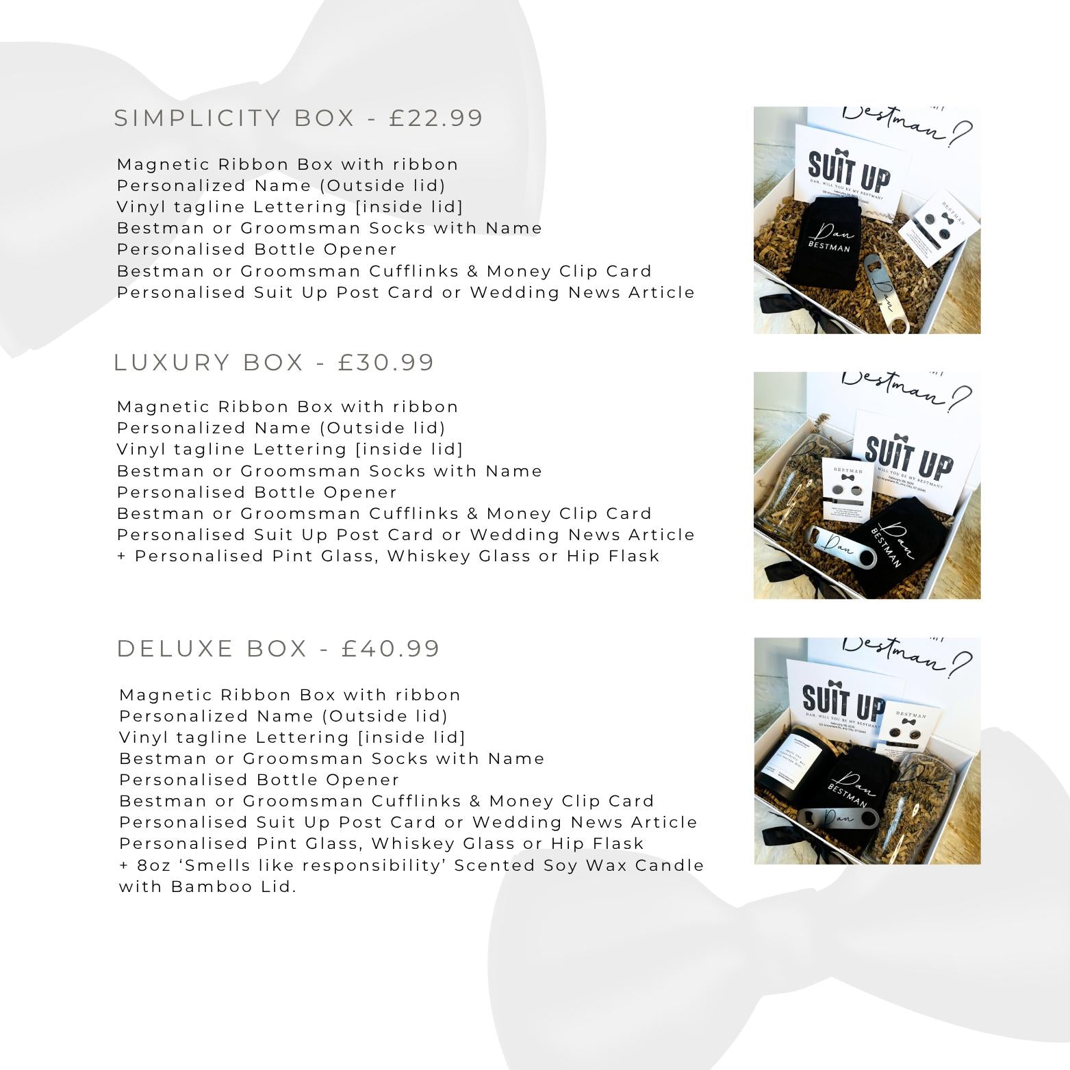 Proposal Gift Box: For Him Edition