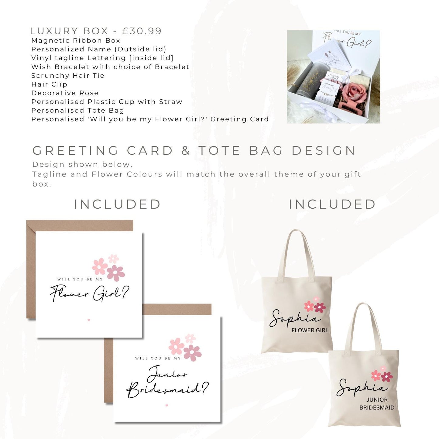 Proposal Gift Box: Flower Girl Edition