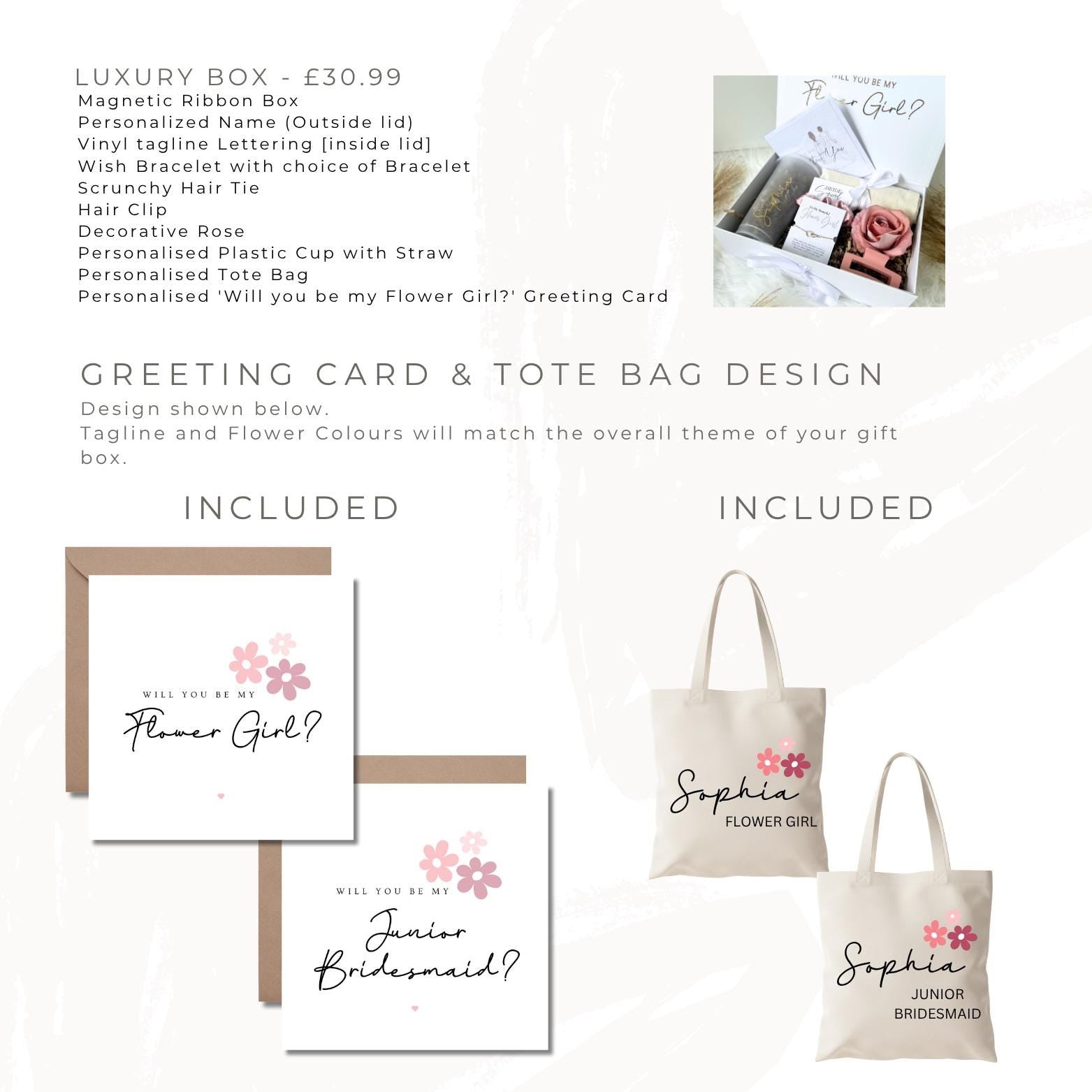 Proposal Gift Box: Flower Girl Edition
