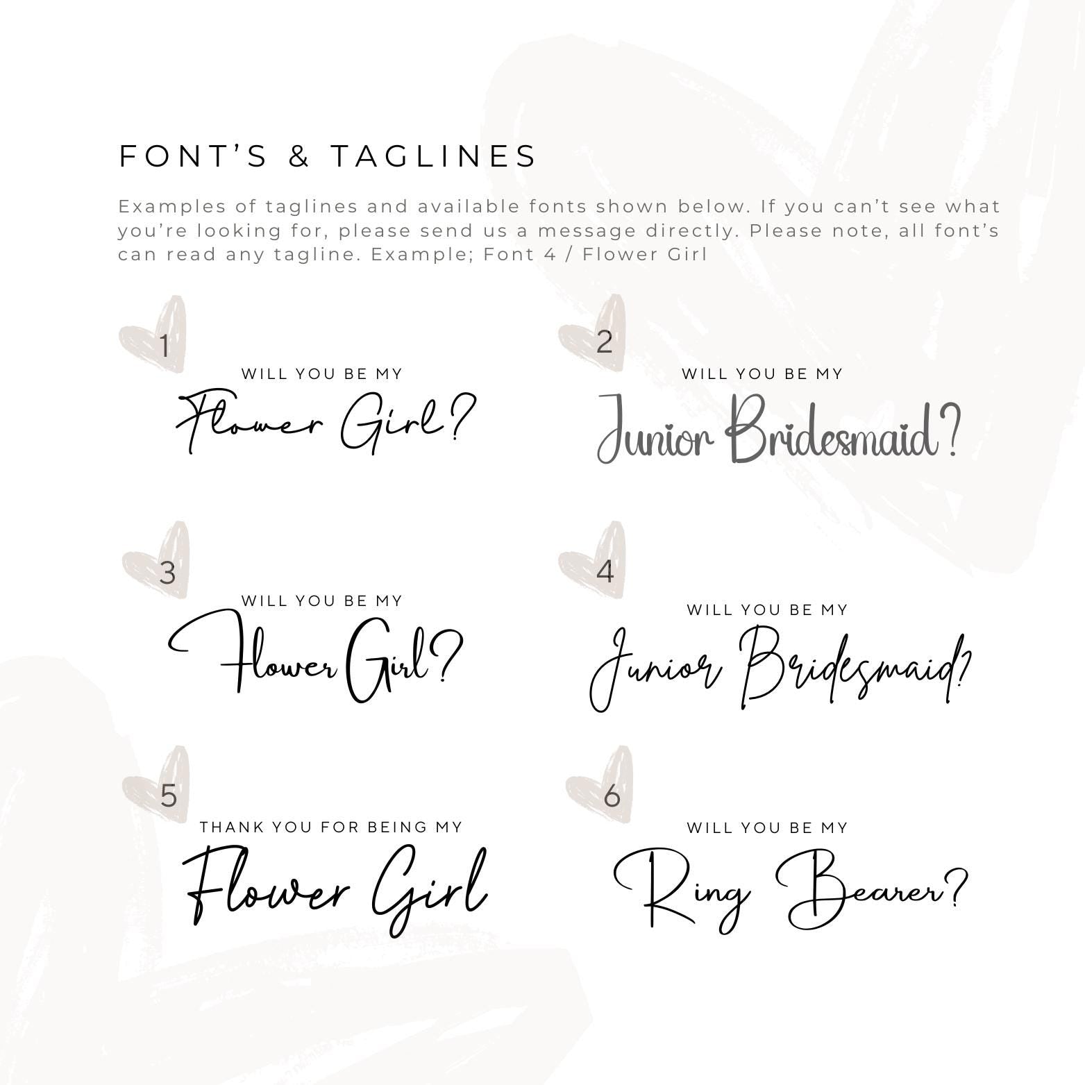 Proposal Gift Box: Flower Girl Edition