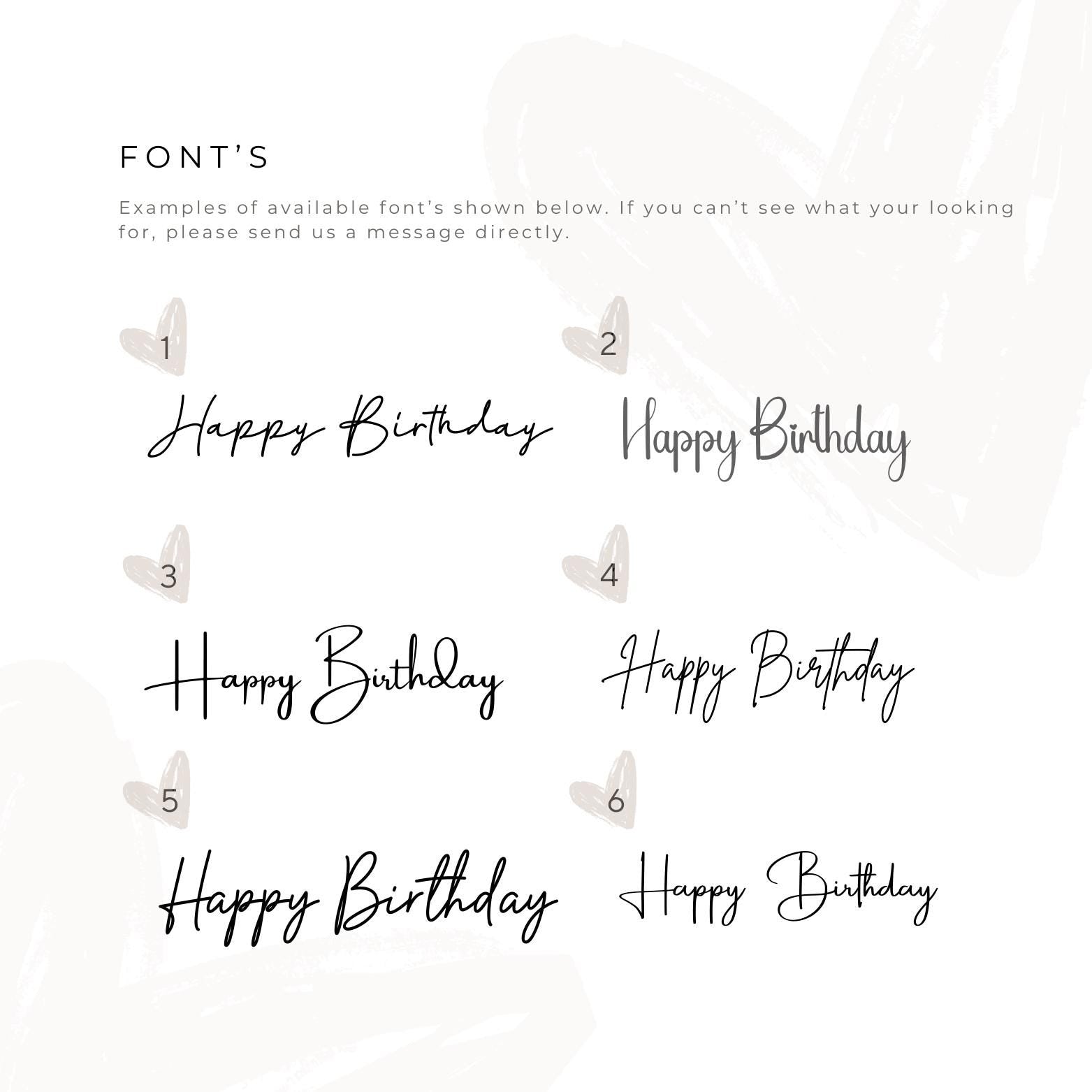 Personalised Gift Box: Birthday Edition