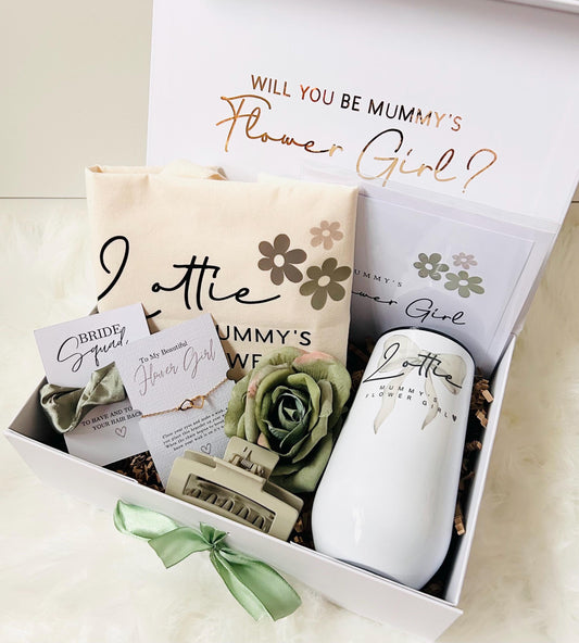 Proposal Gift Box: Flower Girl Edition