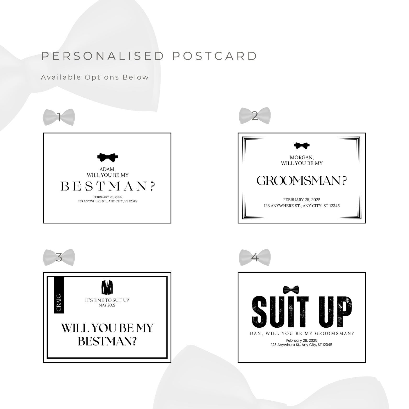 Proposal Gift Box: Page Boy/Usher Edition