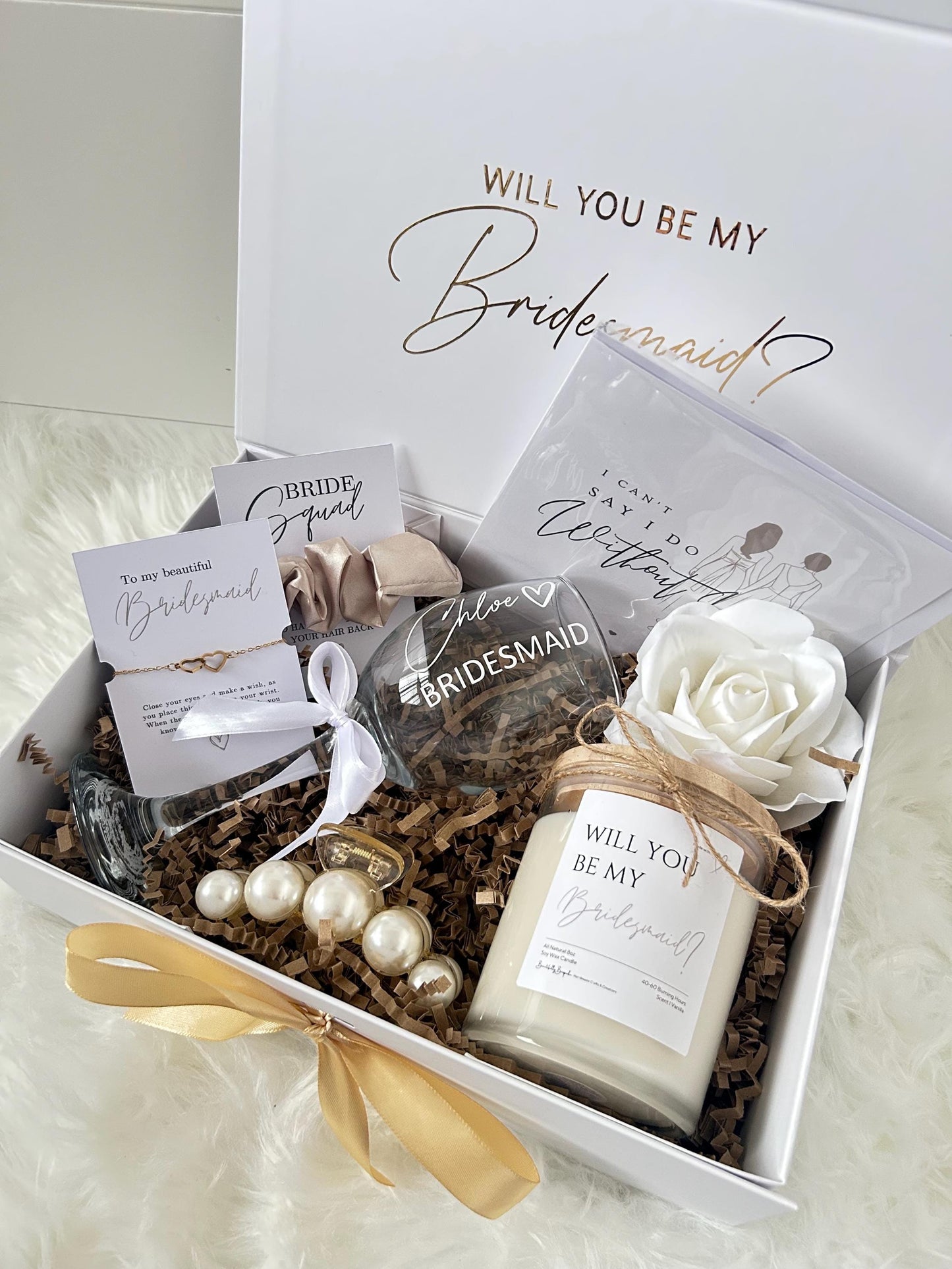 Proposal Gift Box: Champagne/Wine Glass Edition