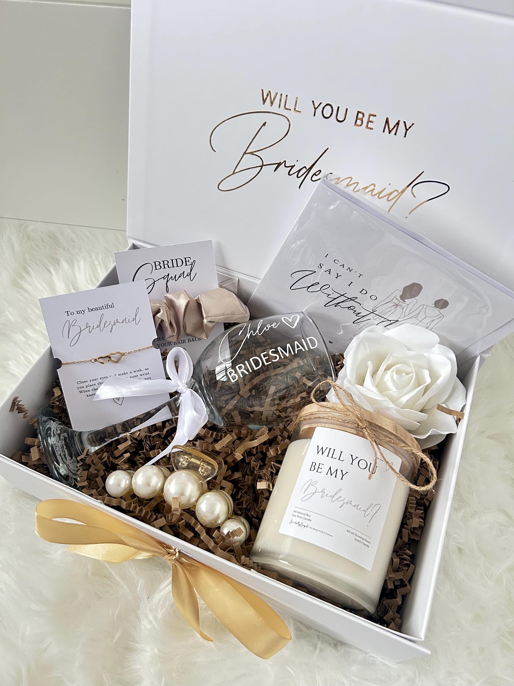 Proposal Gift Box: Champagne/Wine Glass Edition