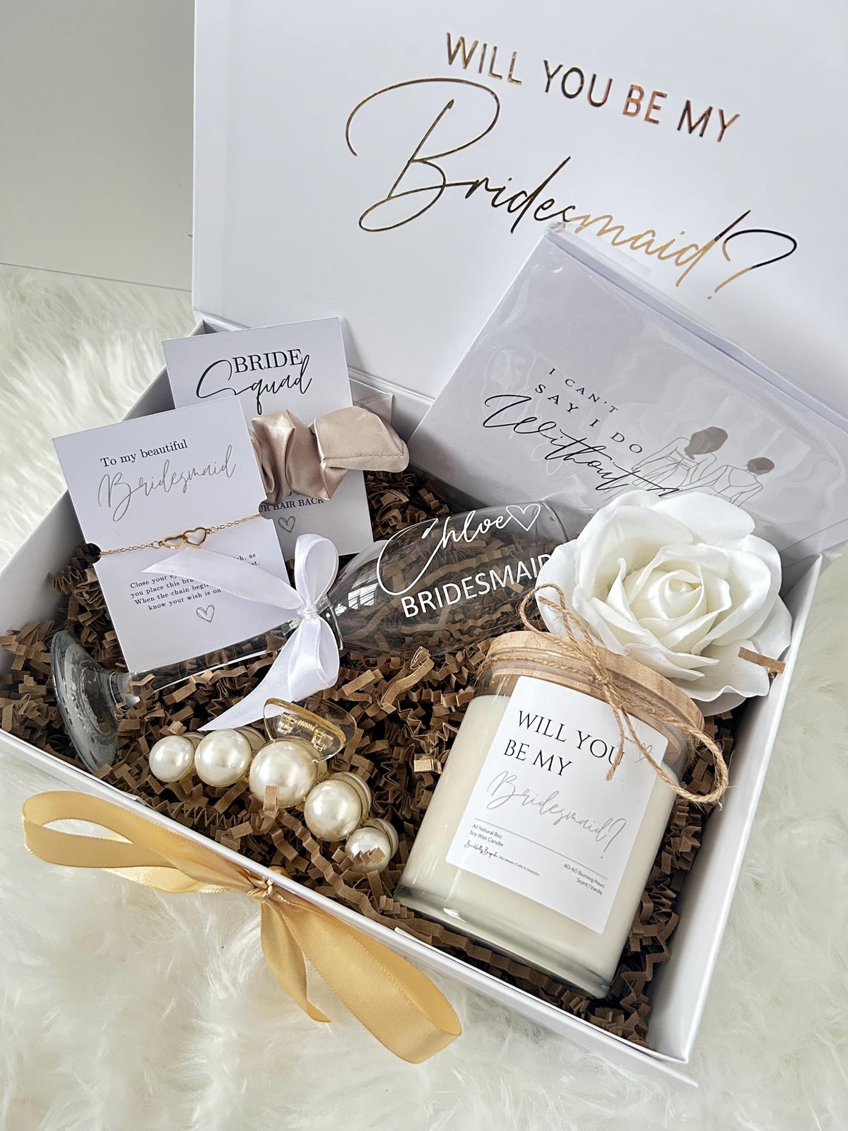 Proposal Gift Box: Champagne/Wine Glass Edition