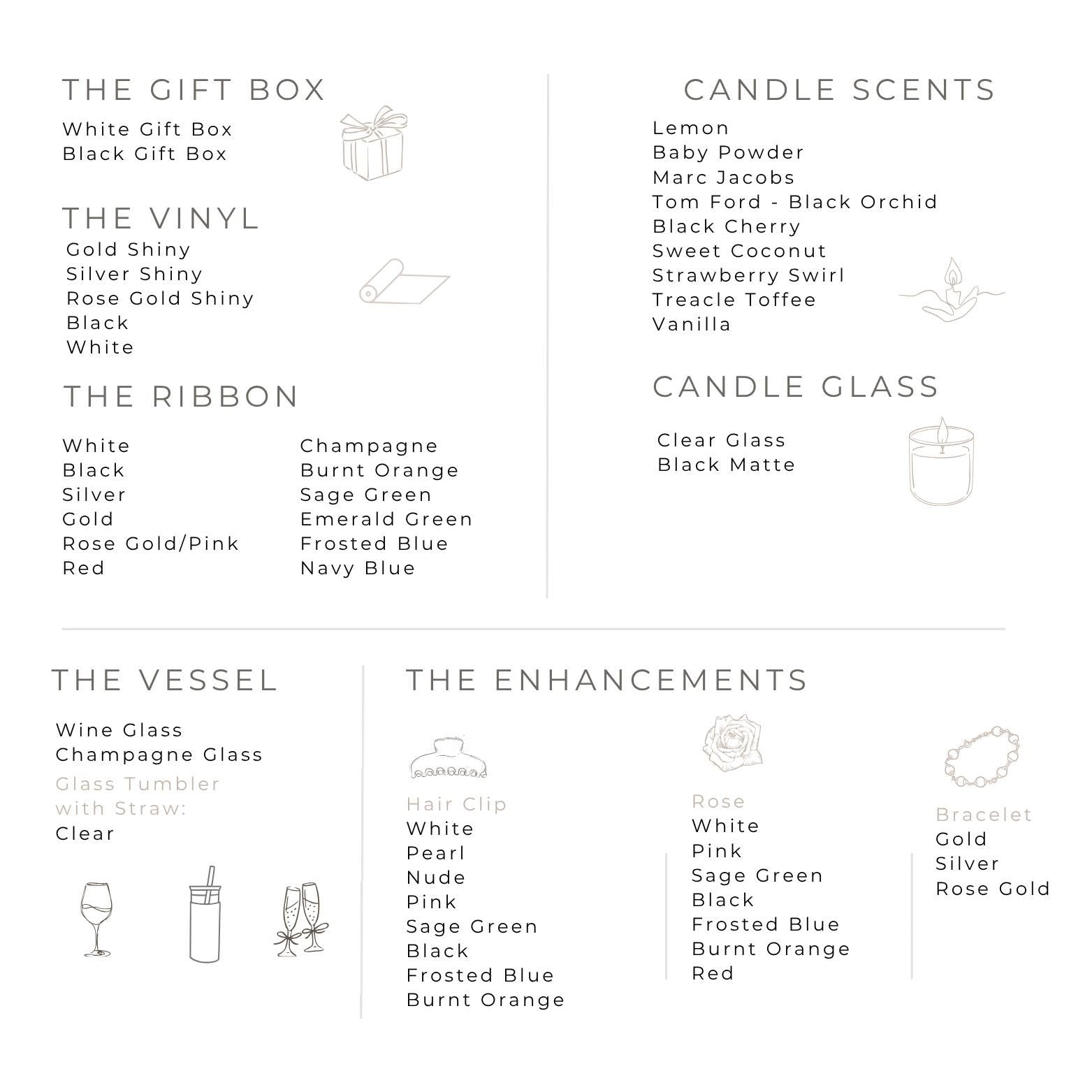 Morning of the Wedding Gift Box: Bride Edition