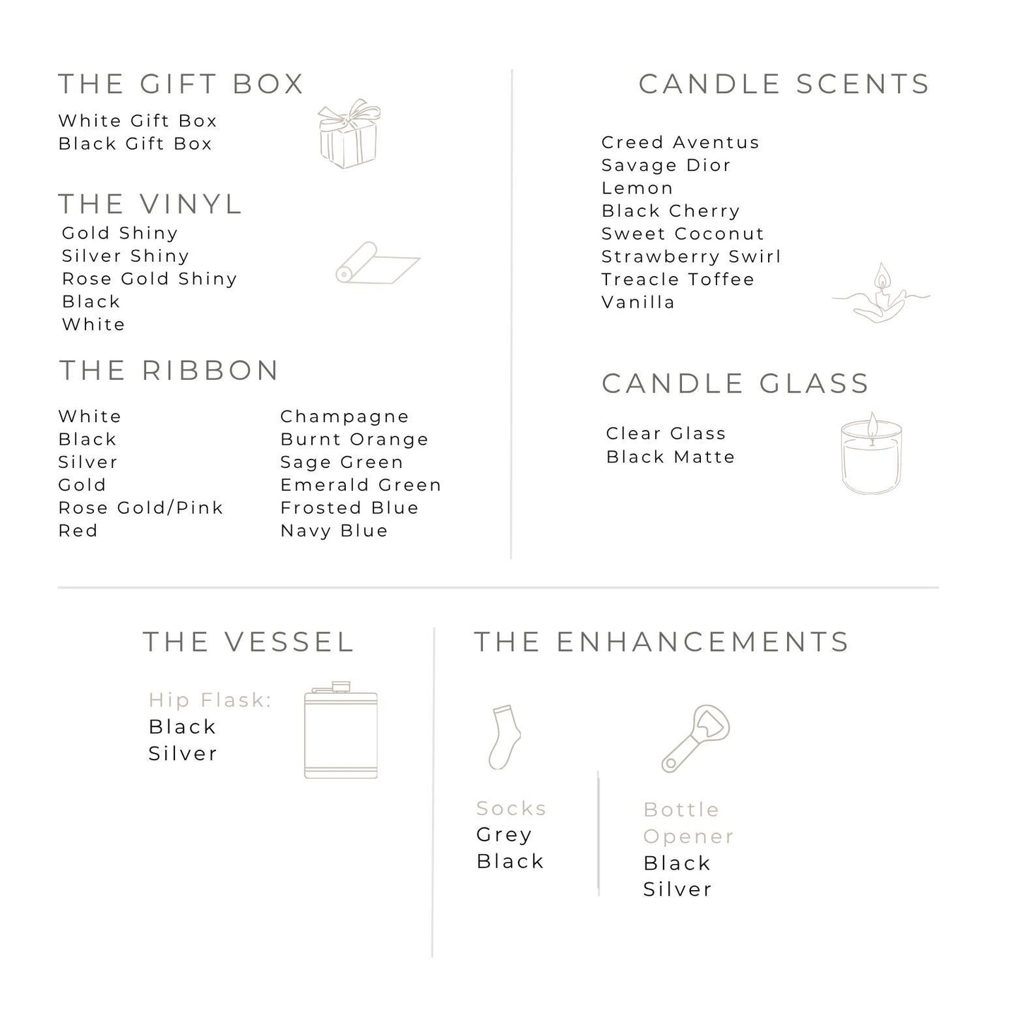 Morning of the Wedding Gift Box: Groom Edition