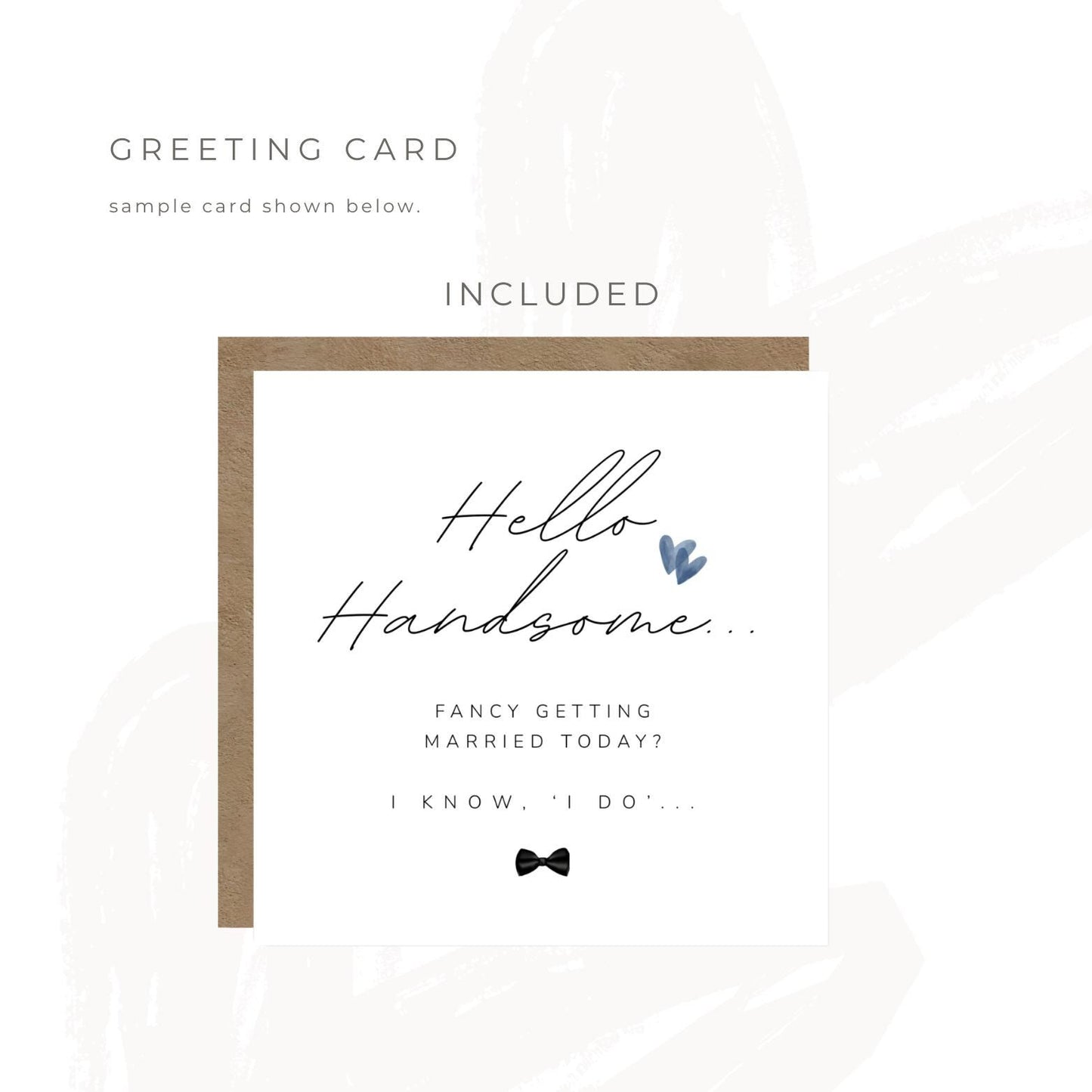Morning of the Wedding Gift Box: Groom Edition