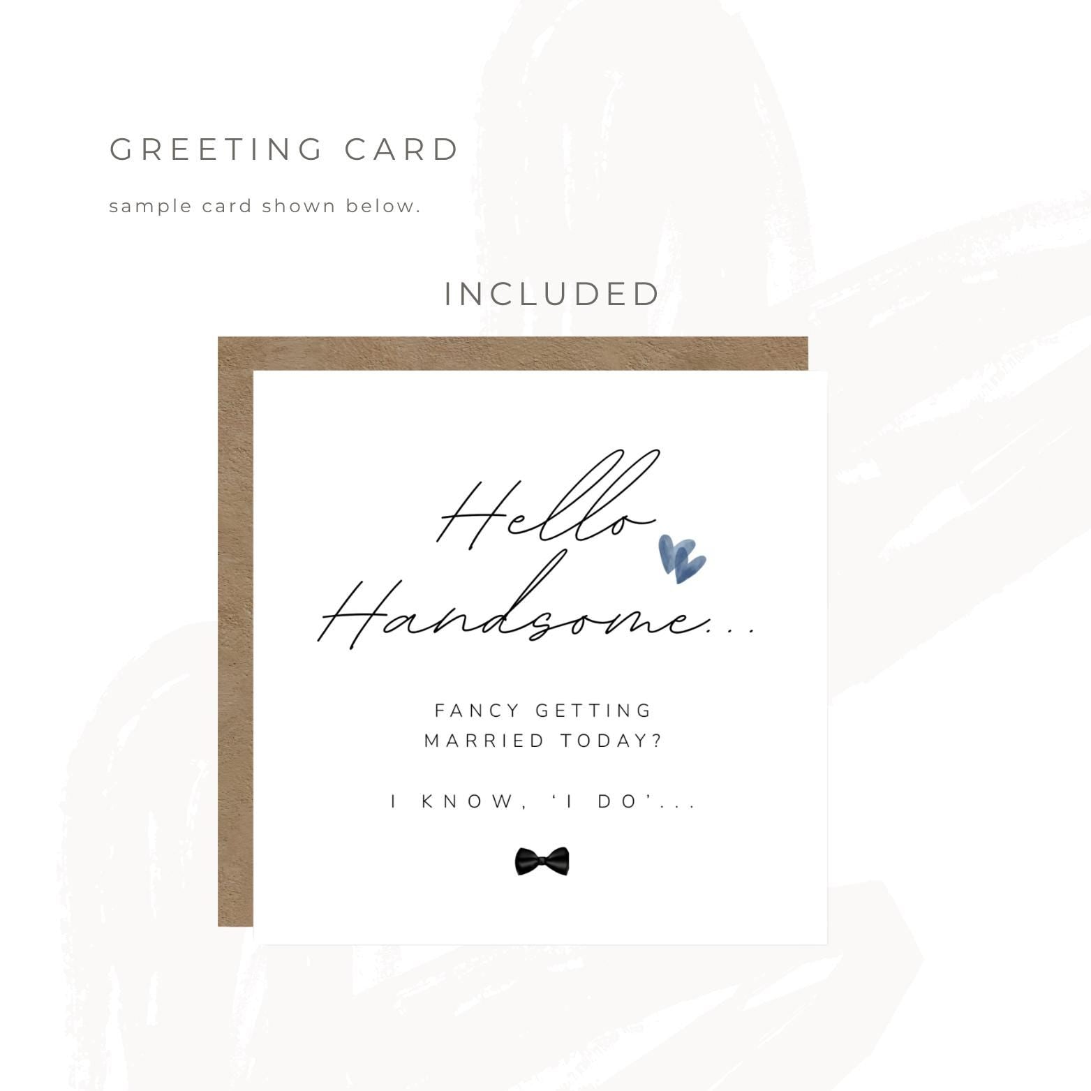 Morning of the Wedding Gift Box: Groom Edition
