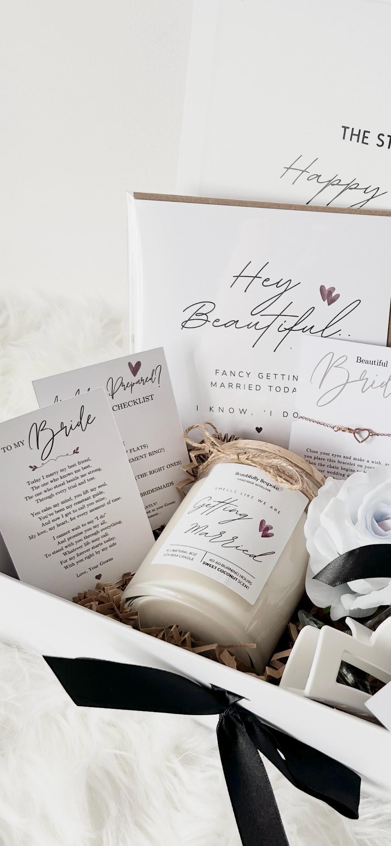 Morning of the Wedding Gift Box: Bride Edition