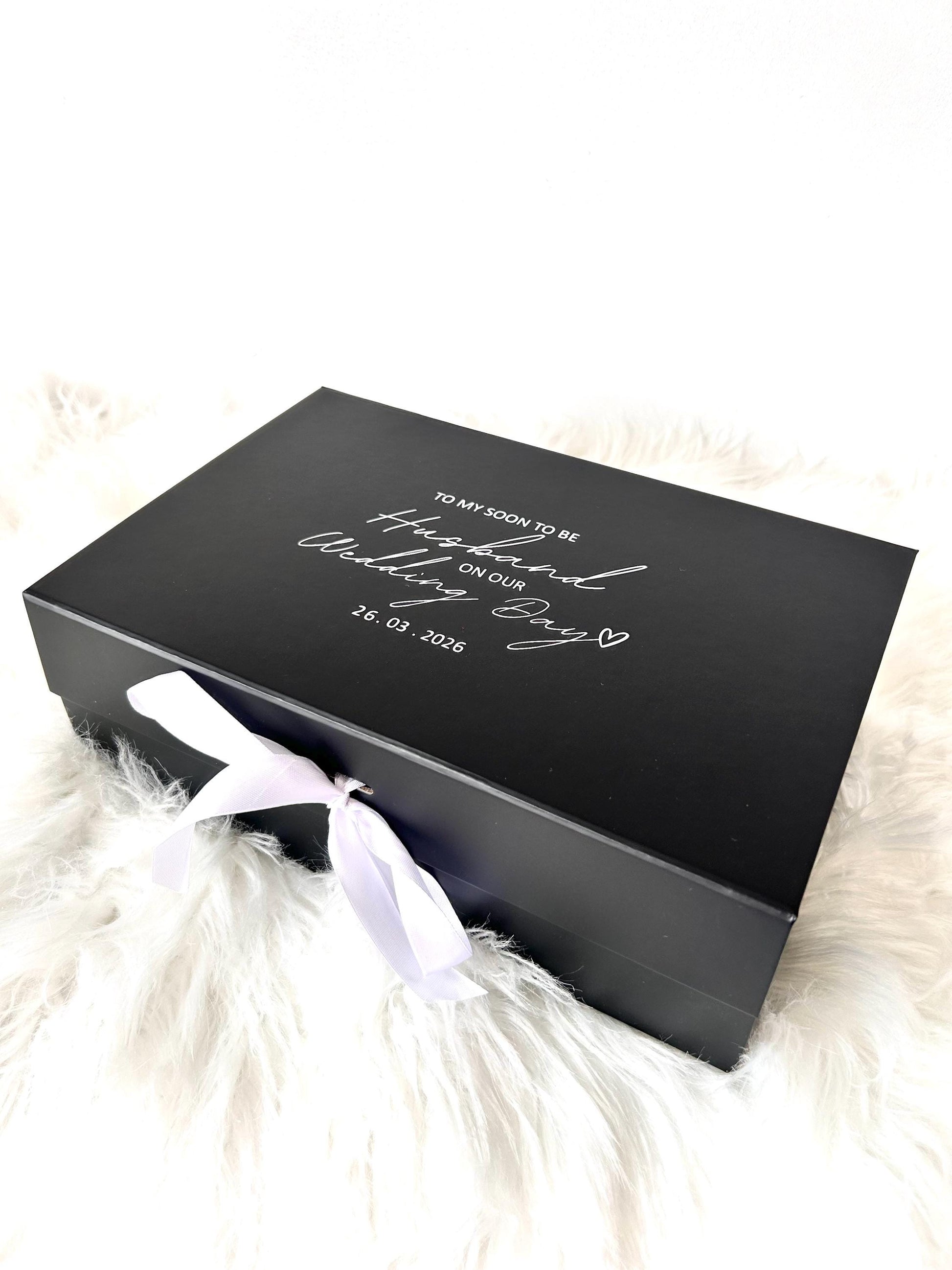 Morning of the Wedding Gift Box: Groom Edition