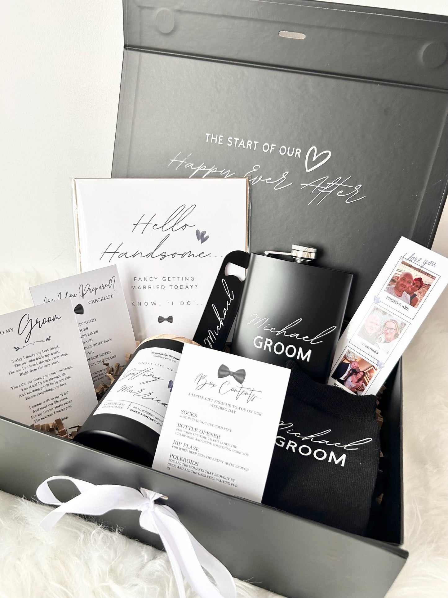 Morning of the Wedding Gift Box: Groom Edition