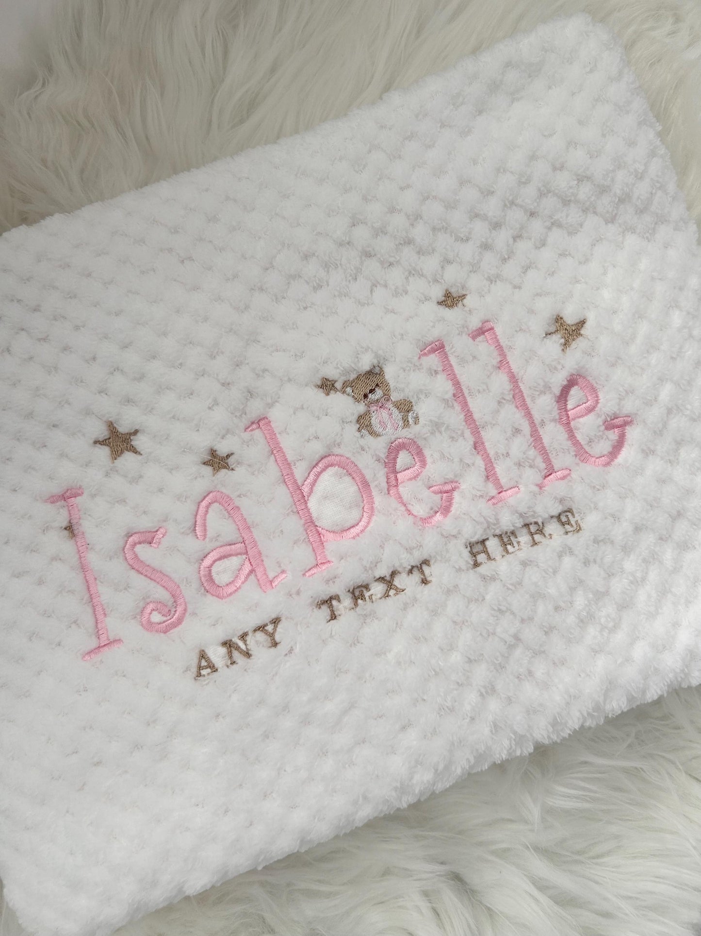Personalised Baby Blanket Gift Box | Custom New Baby Gift | Embroidered Baby Blanket | Baby Shower Gift | Keepsake Gift for Newborn